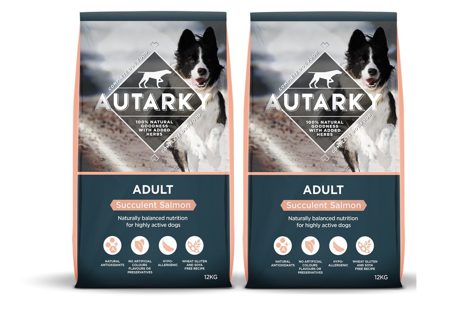 Autarky Hypoallergenic Adult Dry Dog Food, Succulent Salmon, 12 kg | Complete working dog food, wheat gluten and soya free, omega 3, naturally palatable salmon and rice, digestive support - Image 7