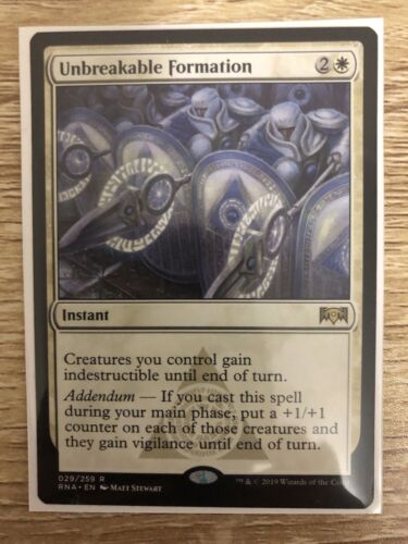 Unbreakable Formation, MTG Ravnica Allegiance, RARE - Picture 1 of 1