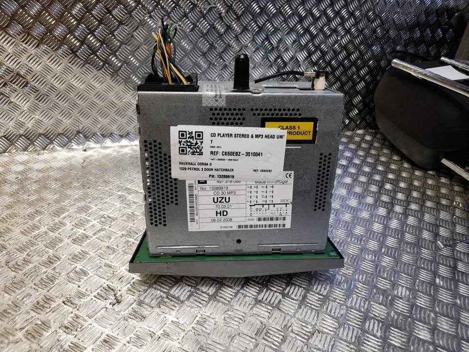 VAUXHALL CORSA D 2006-2014 CD PLAYER STEREO & MP3 HEAD UNIT 13289919 - Image 3 of 4