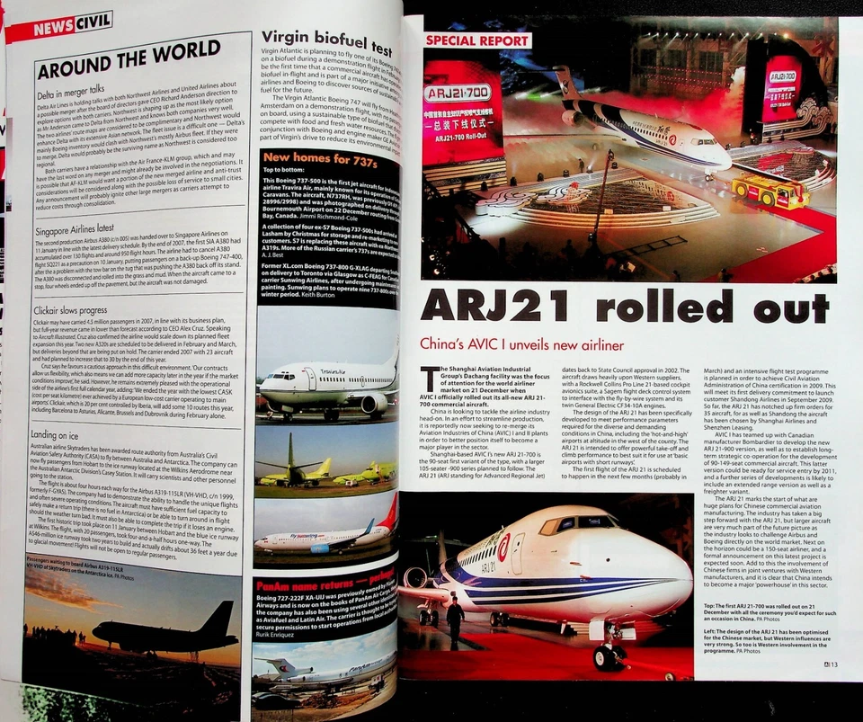 Aircraft Illustrated Magazine 40 Years Special Bumper Issue Vol 41 #3 March 2008 - Image 4 of 4