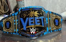 Yeet HeavyWeight Wrestling Championship Replica Belt Adult Size 4mm Brass