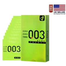 Okamoto 003 Aloe Jelly Thin Condoms(10PCS) - 0.03mm - Made In Japan(US Seller)