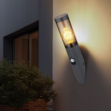 Wandleuchte Wandlampe Fackelleuchte Hauswand Bewegungsmelder Wetterfest H 41cm