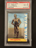 1977 STAR WARS WONDER BREAD #7 SEE-THREEPIO, C-3PO, PSA 8 N