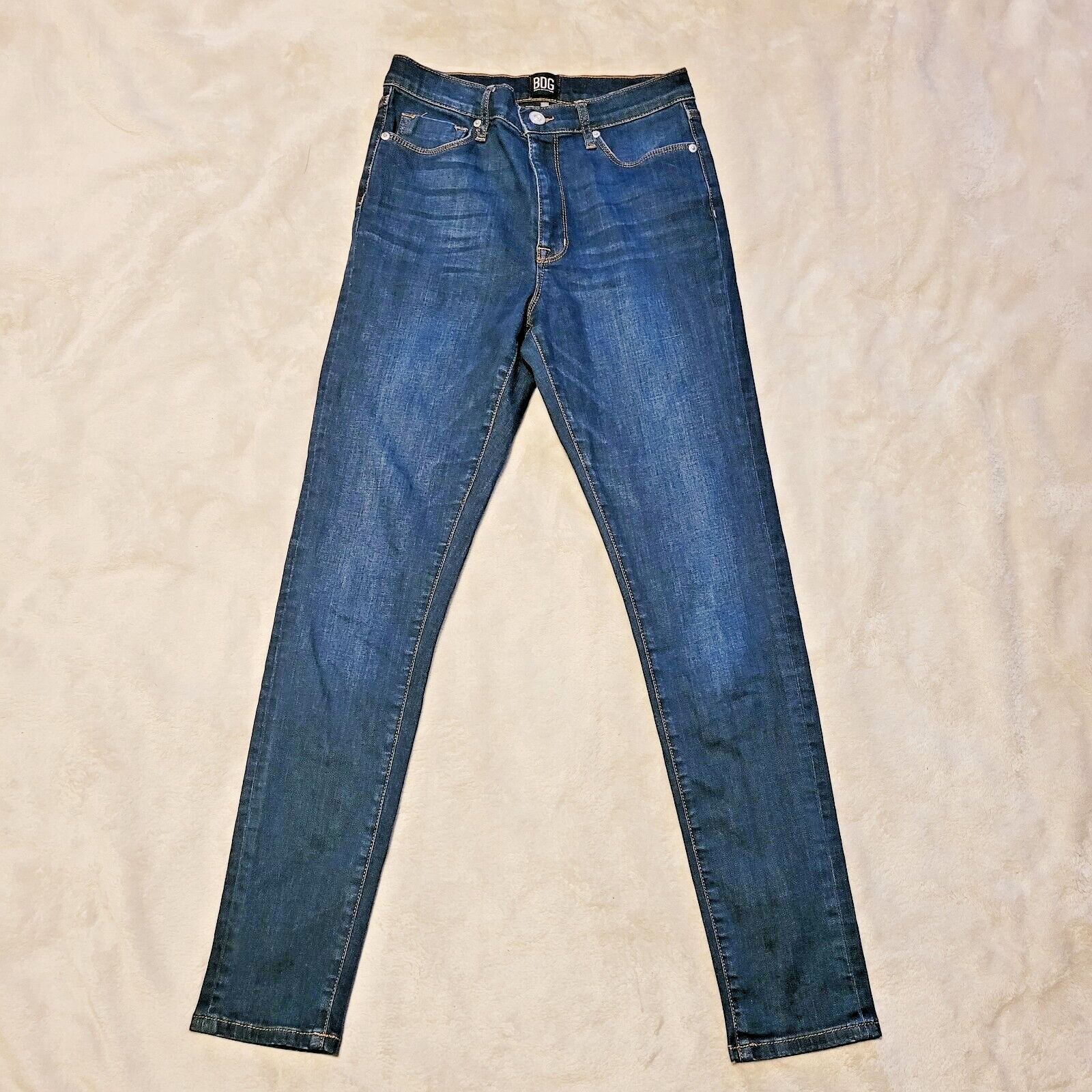 BDG Urban Outfitters Jeans Womens 28 Blue Twig High Rise Crop Stretch Denim