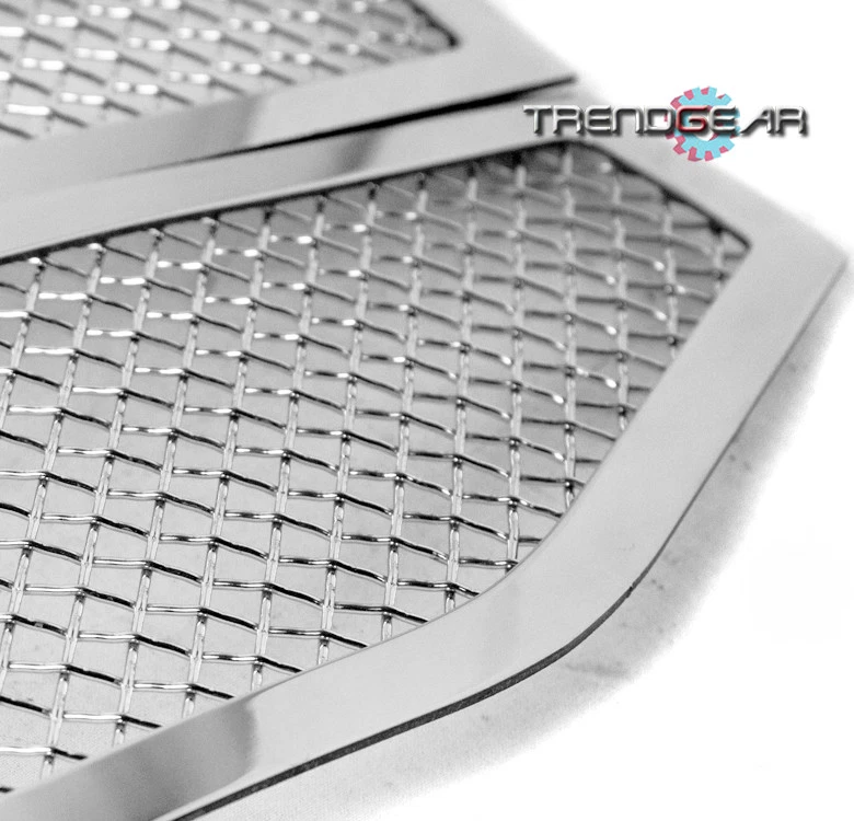 Lincoln Navigator 2007-2013 parte superior delantera acero inoxidable malla de alambre rejilla cromada Foto 3 de 4