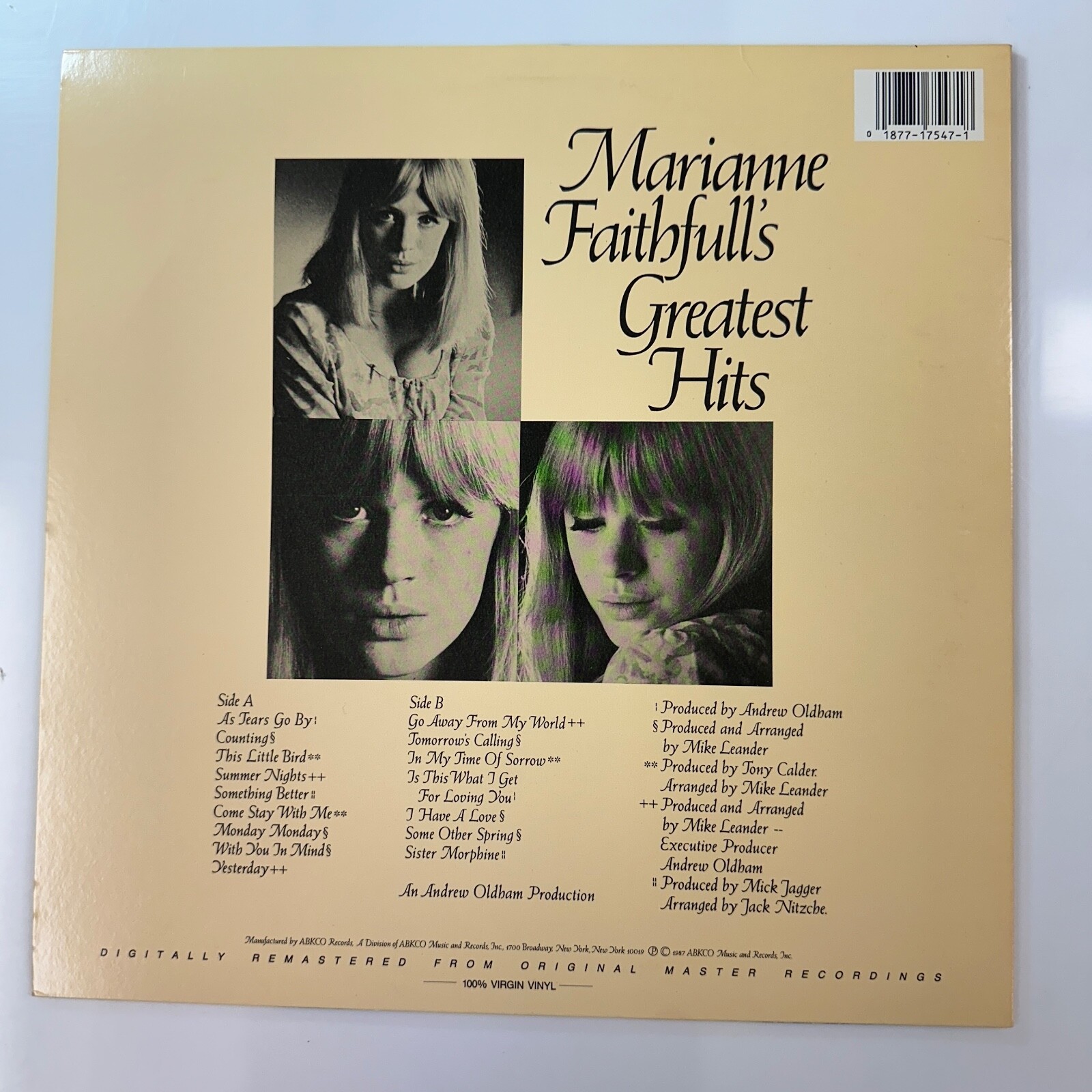 Greatest Hits LP Record Vinyl Marianne Faithfull London 75471 eBay