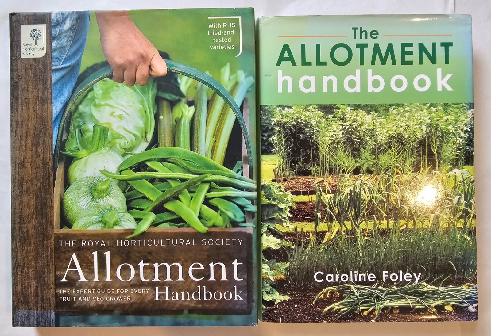 ALLOTMENT HANDBOOKS - 2 No.  - VEG FRUIT HERBS - Good Clean Cond