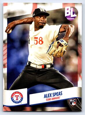 2024 Topps Big League Alex Speas RC Rookie Card #195 Rangers