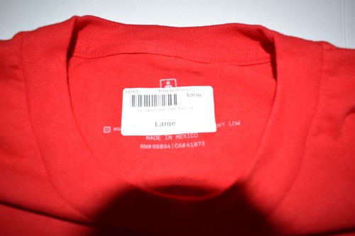 Tee-shirt graphique fille skateboards Breana Geering « Girl Devil », rouge, taille grande, RARE - Photo 10/15
