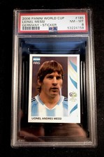Lionel Messi 2006 Panini World Cup Germany Sticker PSA 8 NM-MT Argentina Rookie