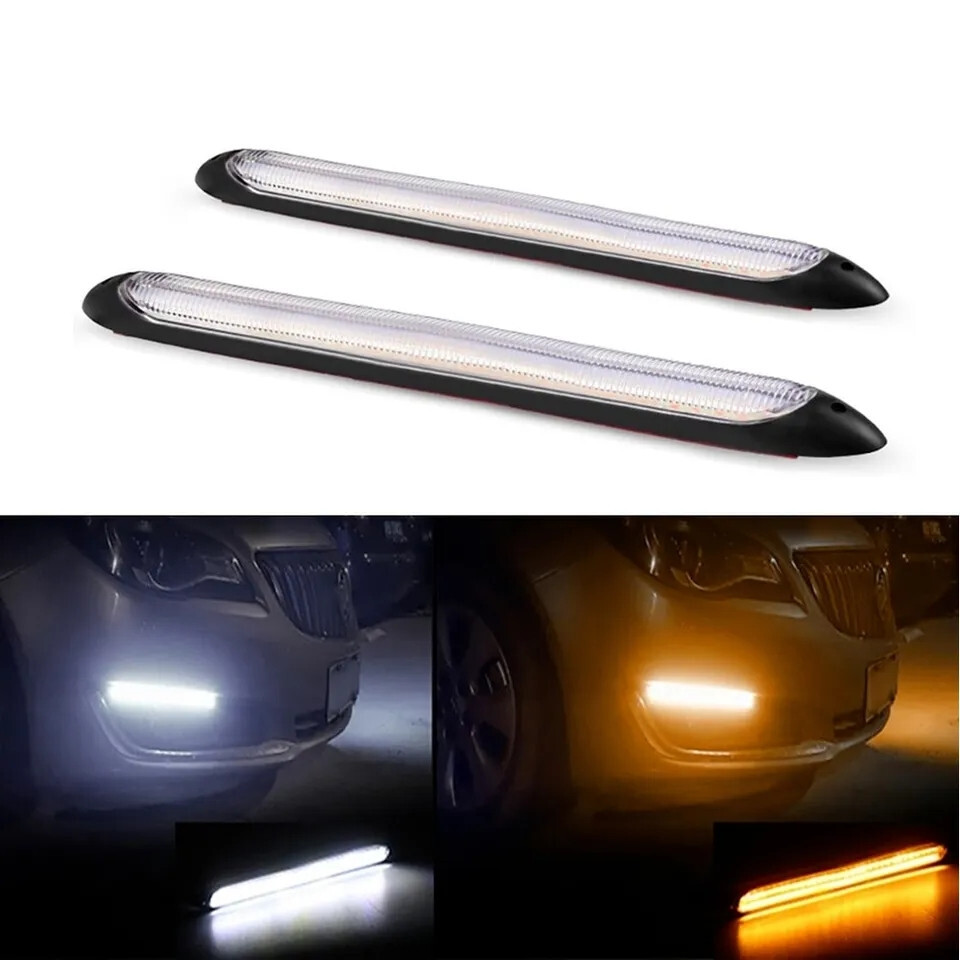 Striscia LED Adesiva Fari Auto - Luci Diurne e Frecce Dinamiche 60cm