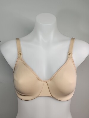 Nwt Gratlin Underwire Nursing Bra- Beige Size 32C Minimize Bra