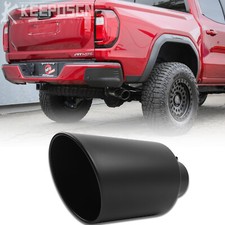 For Chevy Colorado GMC Canyon Exhaust Tip 4" to 8" 15" Length Stainless Steel