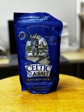 Light Grey Celtic Sea Salt 1 Pound Resealable Bag Same Day Shipping EXP: 5/2034