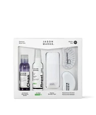 Jason Markk Starter Box - 2oz. Cleaning Solution & Repel Spray 2 Brushes & Towel