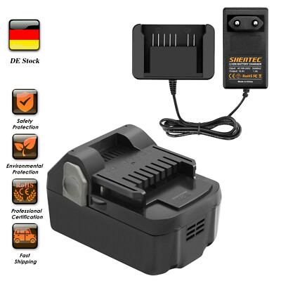 6Ah 14.4V Li-ion Akku/Ladegerät für Hitachi 329901 329877 329083 BSL1430 BSL1415