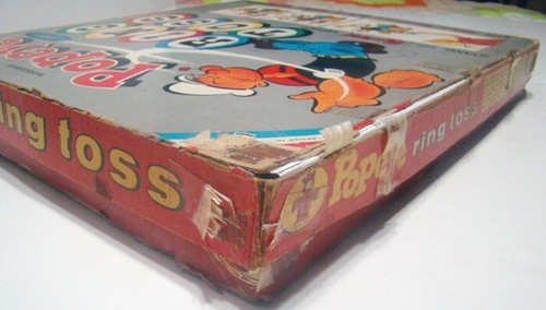 POPEYE the Sailor & SWEET PEA Transogram VTG 1957 Ring Toss Game HTF - Picture 7 of 9
