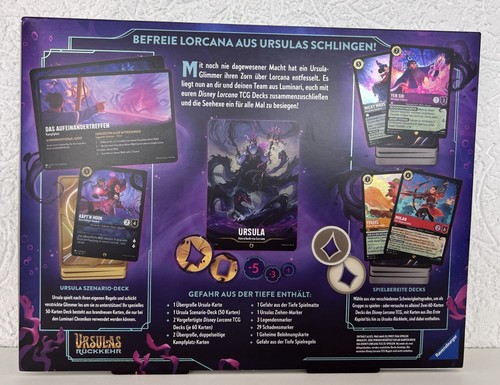Disney Lorcana Ursulas Rückkehr Auswahl Booster Display Starter Deck Schatzkiste - Bild 7 von 13