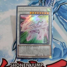 Yugioh English Accel Synchro Stardust Dragon MAZE-EN019 Collector Rare NM