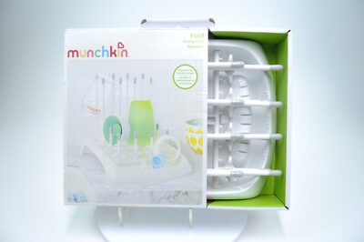 Munchkin Fold Baby Bottle Countertop Drying Rack, for Bottles, Nipples, Cups