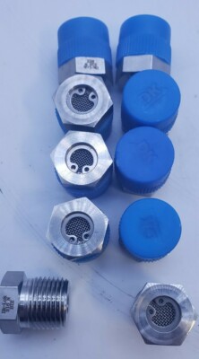 10X Stainless Mud Dauber vent protector 3/8in DKLOK DMD-6 Swagelok PART SS-MD-6