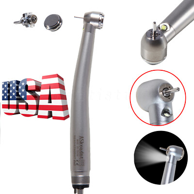 Dental Turbina NSK modelo Luz LED Triple 3 spray Fiber Optic Handpiece 4 Holes