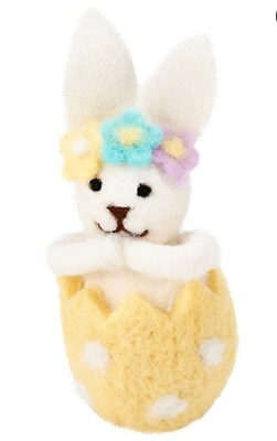 WHOLESALE PBK Easter Bunny Critter Ornament Hatched Easter Egg Ornament 