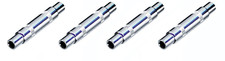  4 Pack Neutrik Rean NYS238 1/4in Jack to Jack. Stereo Female to Female Coupler