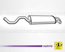 Volkswagen Golf 1.6 2000-2004 Exhaust Rear Box AU275 AVU BFQ