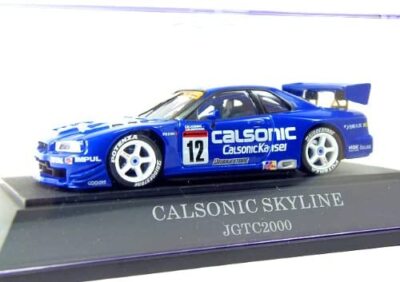 Rare1/43 EBBRO Calsonic SKYLINE Skyline GT-R JGTC 2000 Blue # 12