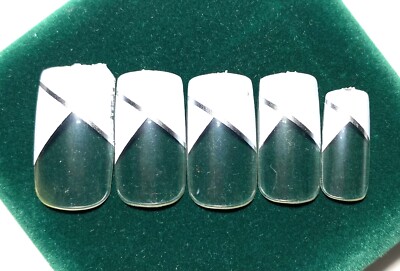 5 False Nail Sets Artificial Press On Glue Nails