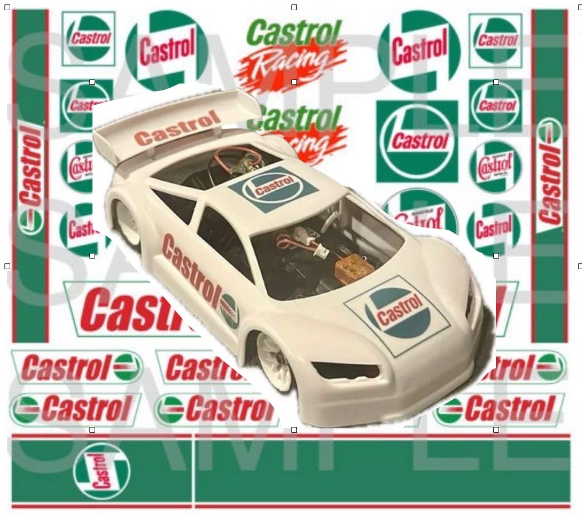 Decalcomania Ad Acqua Per Hot Wheels 1:64 - Hirohata Mercury, Serie Limitata, Prodotto USA