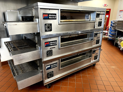 Conveyor Pizza Oven Middleby Marshall PS570S - Triple Stack