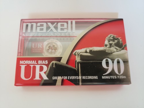 Maxell 90 Minutos Audio Cassette Normal Sesgo UR Nuevo Precintado - Imagen 1 de 2