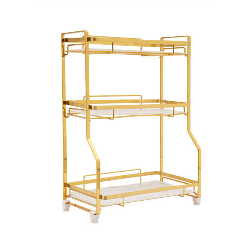 3 Tier Bathroom Countertop Organizer Shelf Rack Counter Bathroom Storage
