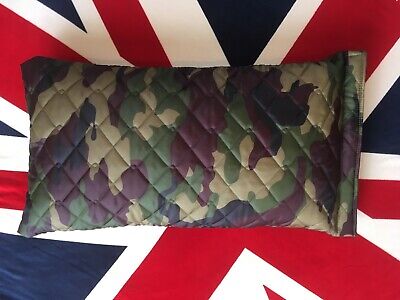 DPM/ Olive Quilted Pillow Case Waterproof Fishing Camping Double Sided Camo Carp