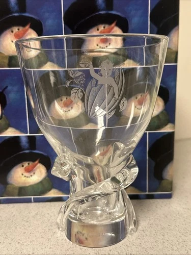 Vintage STEUBEN Art Glass Vase 100 Yr. Anniversary 1894-1994 Hershey Choc. Co.