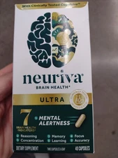 Neuriva Ultra Brain Health Supplement 40 capsules exp: 08/2026
