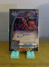 2024-25 Bowman University Chrome - Black Wave Prospect Autographs Dame Sarr