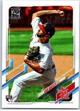 #145 Kodi Whitley, St. Louis Cardinals - RC 2021 Topps Baseball Series 1 Base