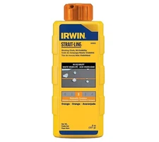 IRWIN Tools STRAIT-LINE 64902 Permanent Marking Chalk, 8-ounce,Red(64902) 1Count