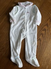 Vintage IZOD Infant Baby Terry Cloth Pajamas Large 19-27 Pounds