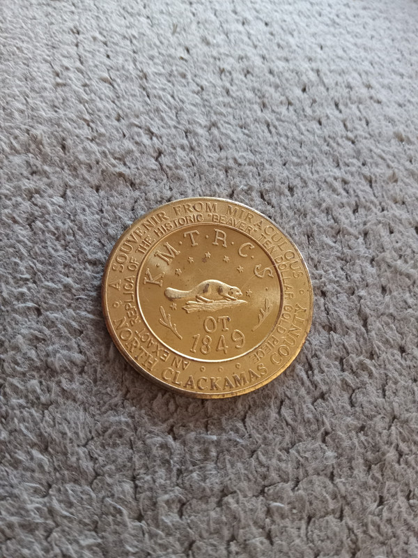 1959 OREGON EXCHANGE COMPANY SO CALLED DOLLAR MEDAL TOKEN