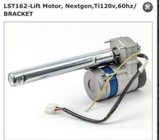 Nextgen Lift Motor Ti120v 60Hz with Bracket Silver Metal for Treadmill