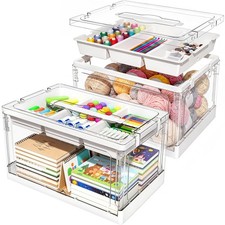 Geebom Craft Organizers And Storage Trays Art...