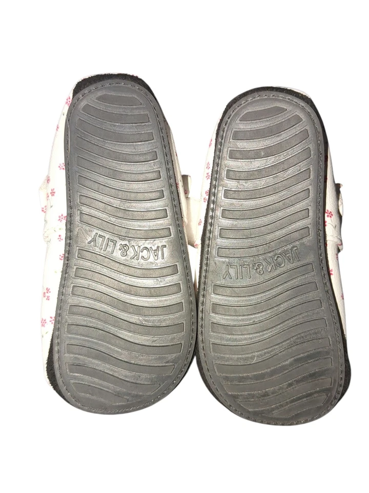 Jack & Lily Timeless T Strap Toddler Shoes Pink Flowers 18-24 Months - Image 3 of 4