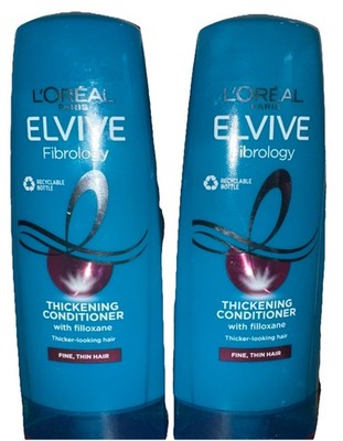 L'Oreal Paris Elvive Fibrology Thickening Shampoo 250ml x 2