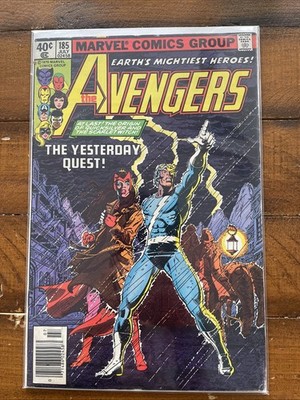 The Avengers #185 Scarlet Witch Quicksilver Origin 1979 Marvel Key