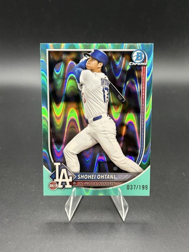 2025 Bowman Chrome - Shohei Ohtani #17 Aqua Raywave Refractor /199